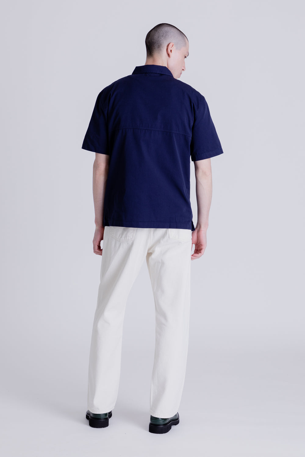 Knickerbocker Safari Shirt in Navy