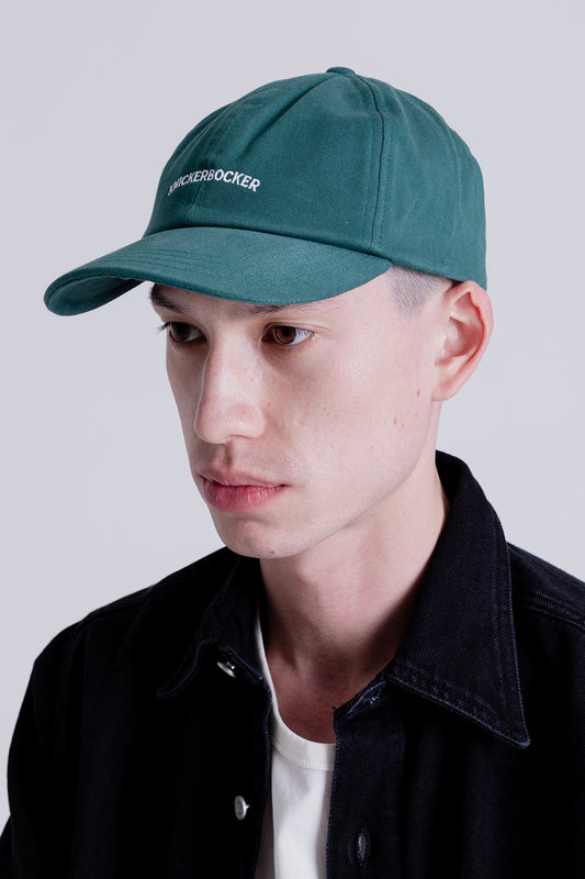 Knickerbocker Twill Logo Ball Cap in Knickerbocker Green