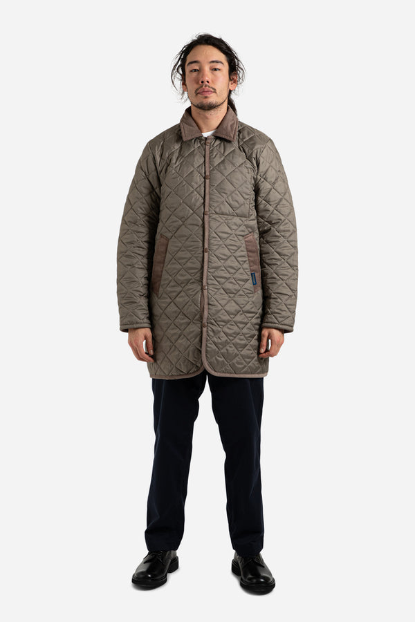 lavenham Lavenster Quilted Car Coat in Cork - Wallace Mercantile