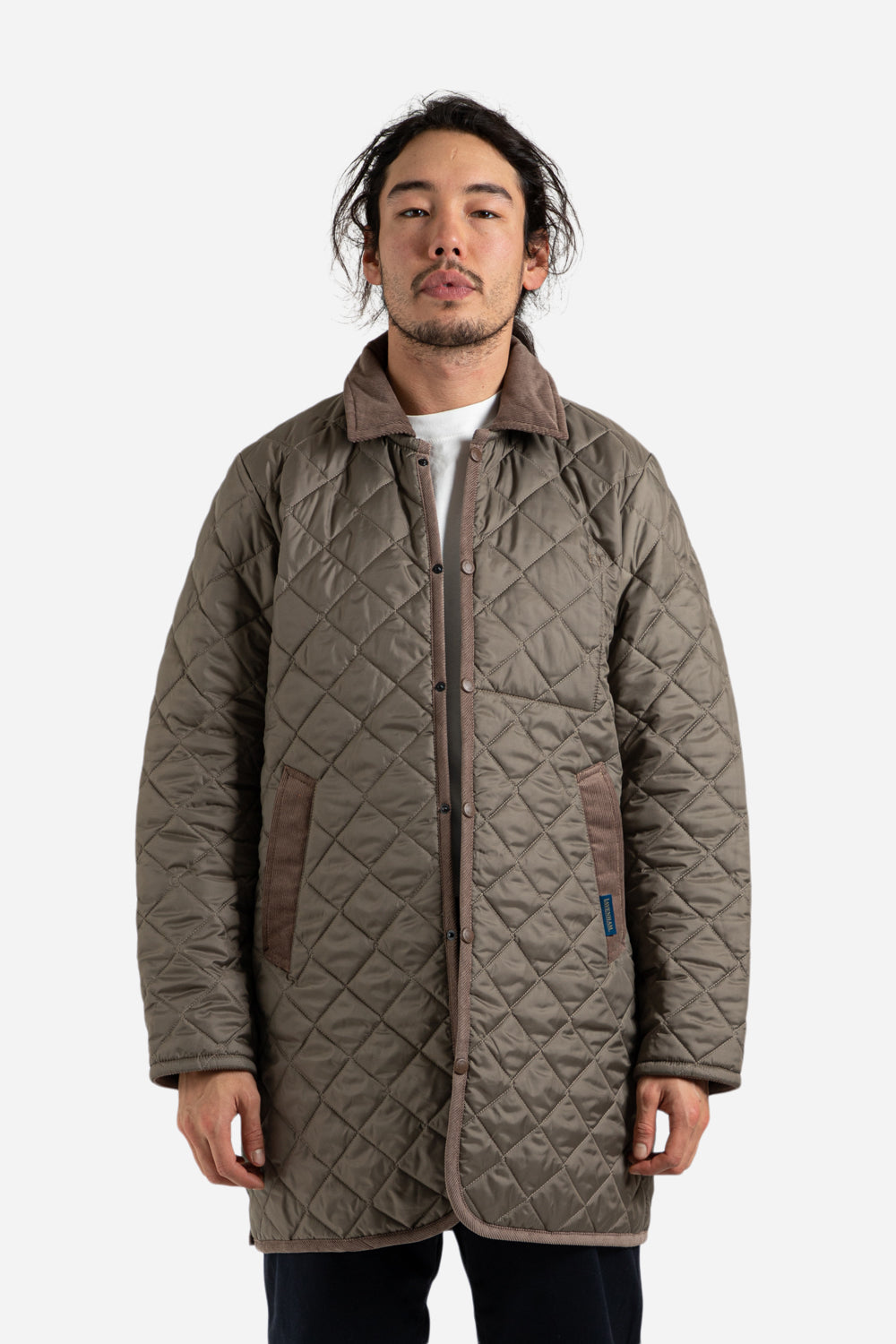 lavenham Lavenster Quilted Car Coat in Cork Wallace Mercantile Shop
