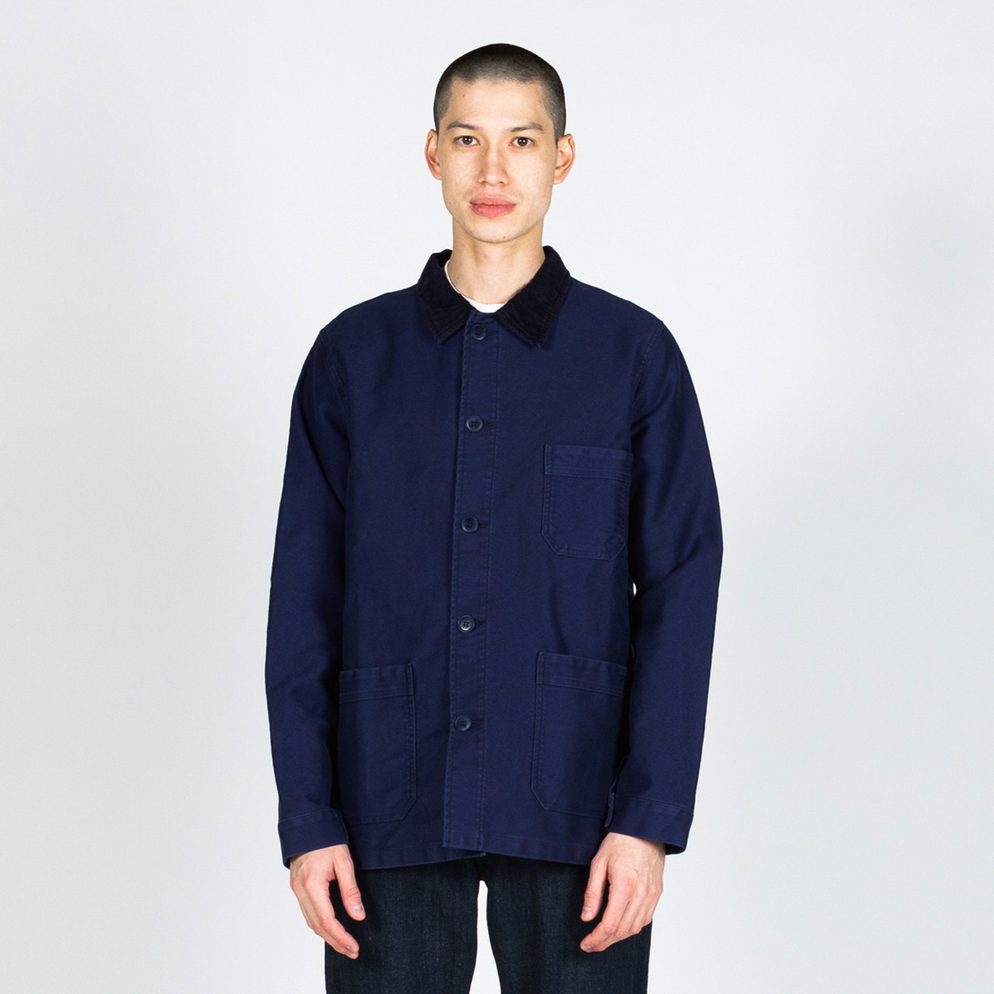 Cotton Twill Work Jacket - LE MONT SAINT MICHEL