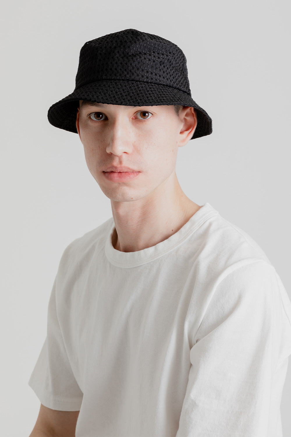 Lite Year Dobby Bucket Hat in Black