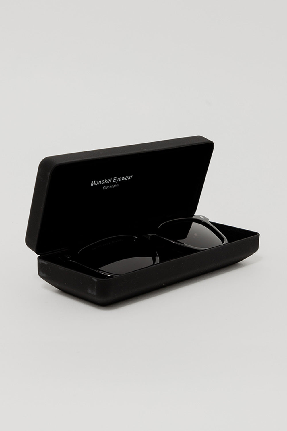 Monokel Robotnik Sunglasses in Black with Grey Solid Lens