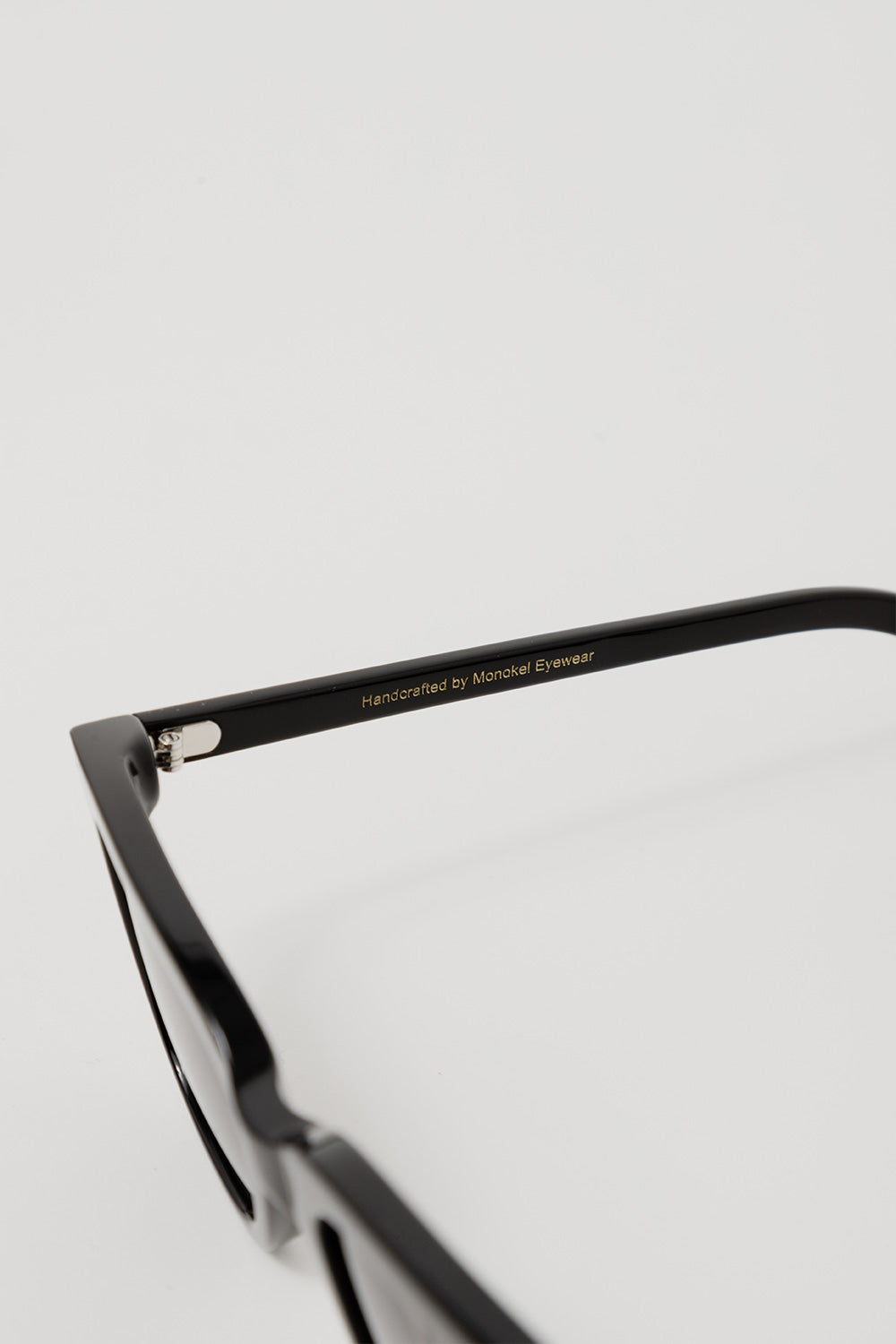 Monokel Robotnik Sunglasses in Black with Grey Solid Lens