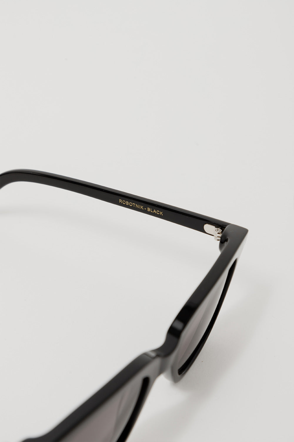 Monokel Robotnik Sunglasses in Black with Grey Solid Lens