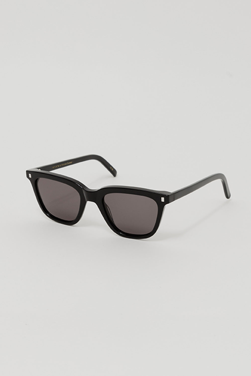 Monokel Robotnik Sunglasses in Black with Grey Solid Lens