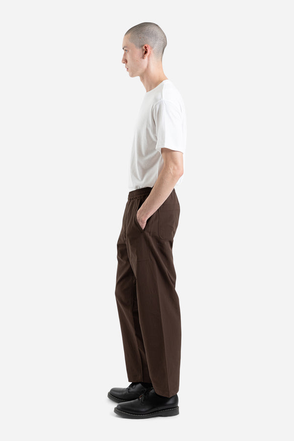 Nanamica ALPHADRY Wide Easy Pants in Brown - Wallace