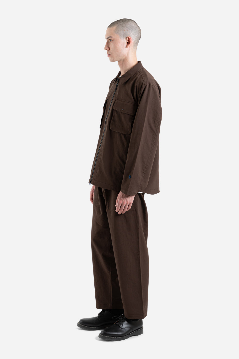 Nanamica Alphadry Shirt Jacket in Brown