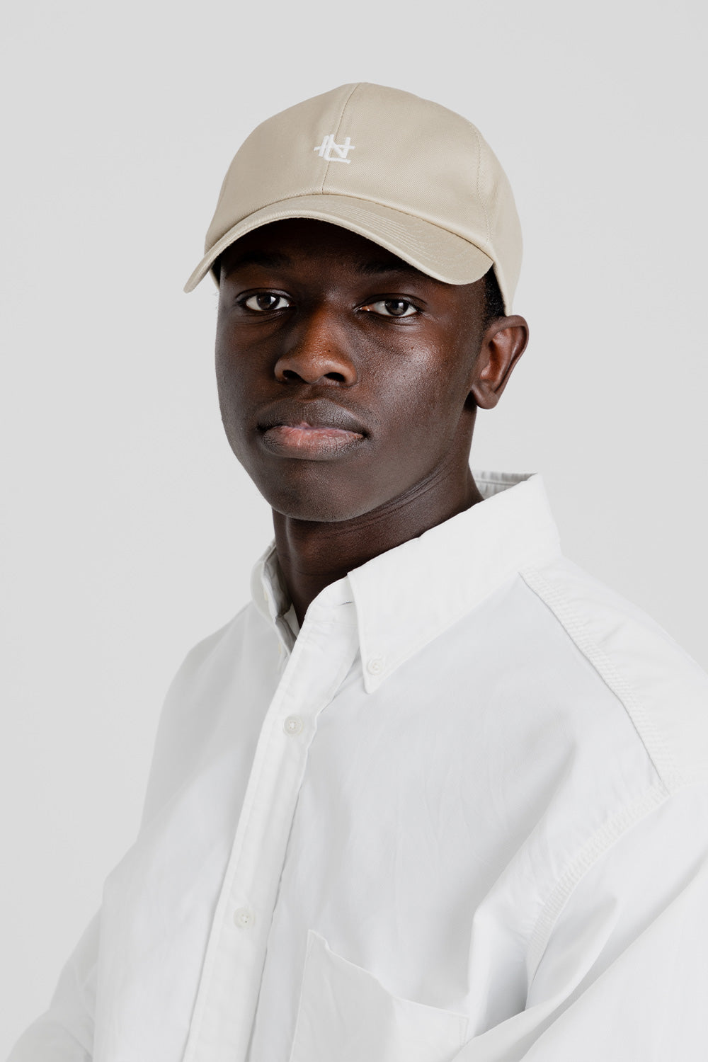 nanamica-chino-cap-khaki-front