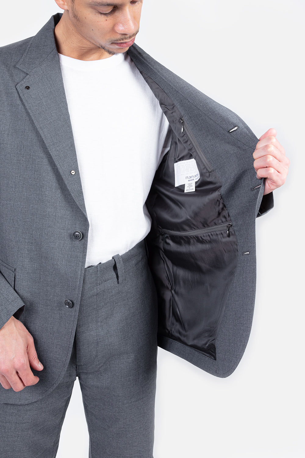 Nanamica Club Jacket in Heather Grey