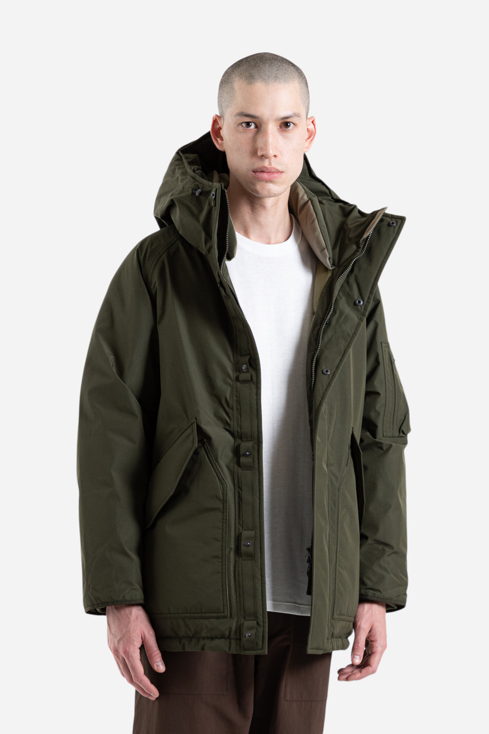 Nanamica Gore-Tex Down Coat in Green