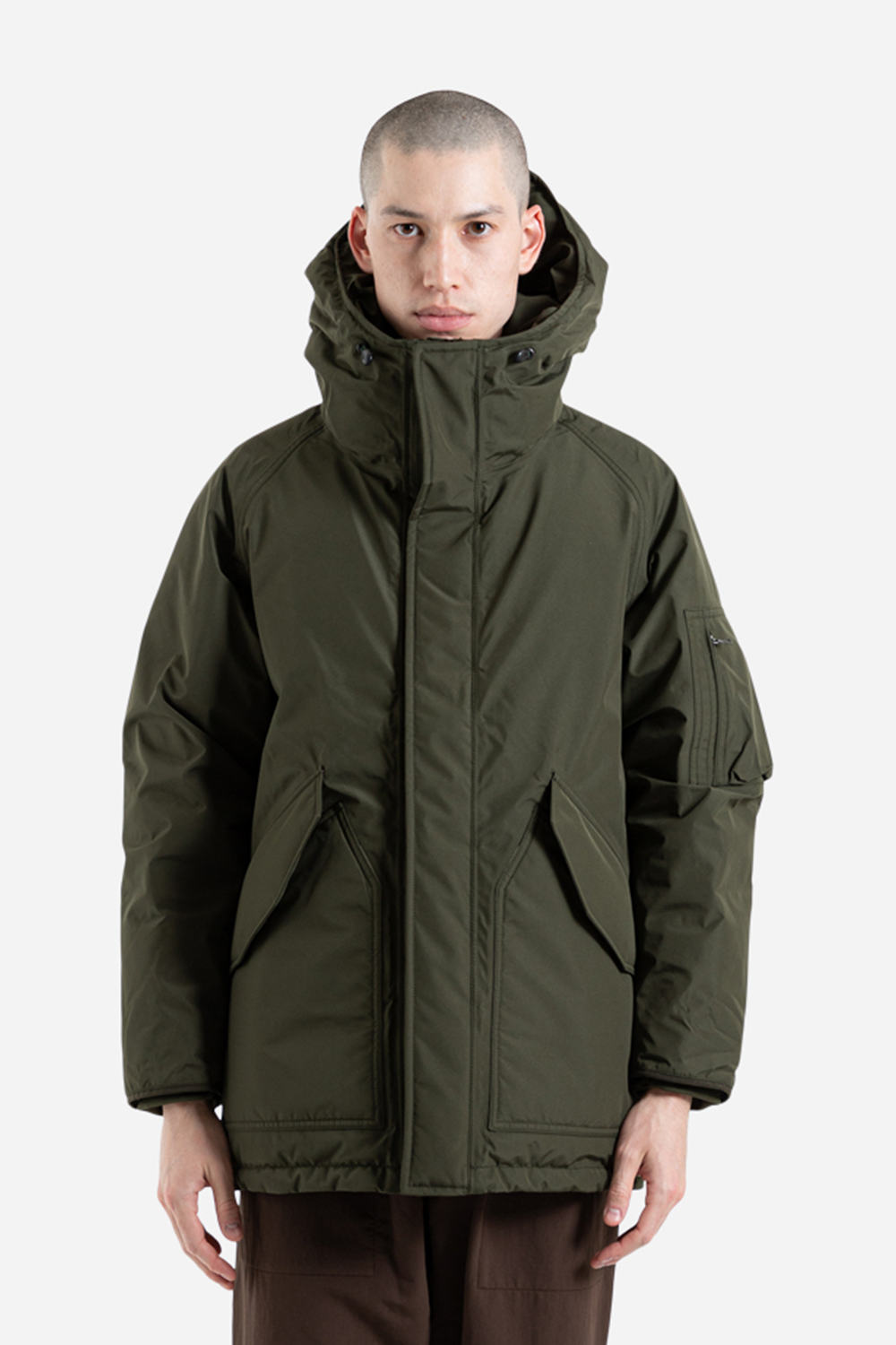 Nanamica Gore-tex Down Coat in Green
