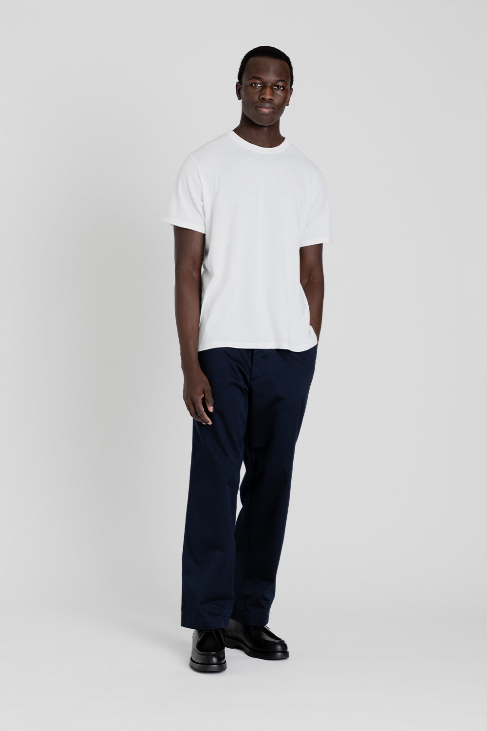 Loopwheel Coolmax Jersey Tees - White - Wallace Mercantile Shop