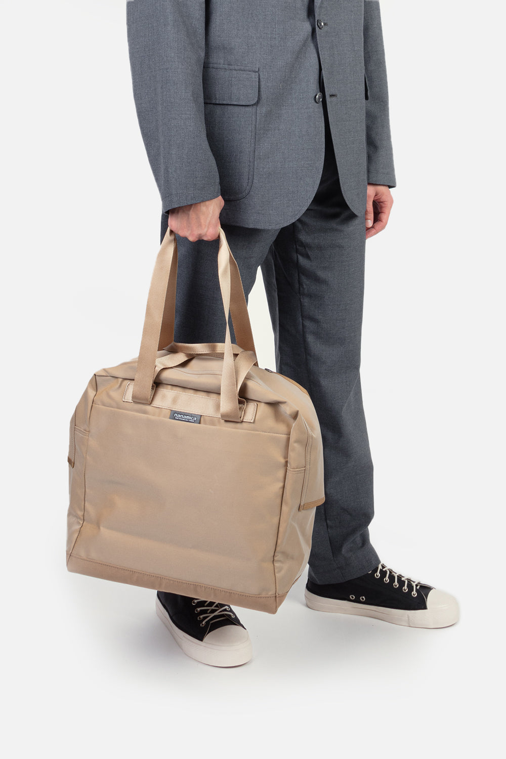 Water Repellent Tote Bag- Beige - Wallace Mercantile Shop