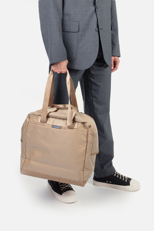 Water Repellent Tote Bag- Beige - Wallace Mercantile Shop