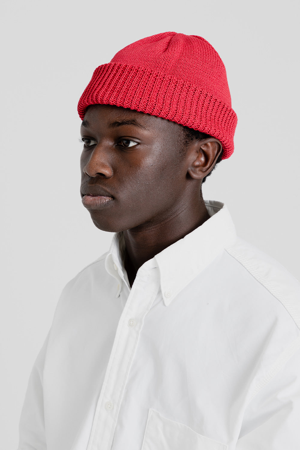 nanamica-watch-cap-red-front