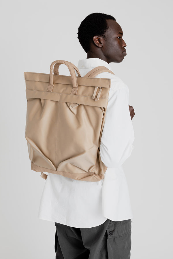 Water Repellent Helmet Bag- Beige