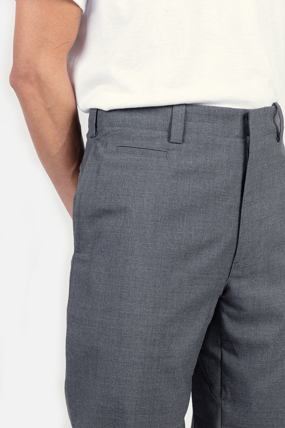 Nanamica Club Pants in Heather Grey