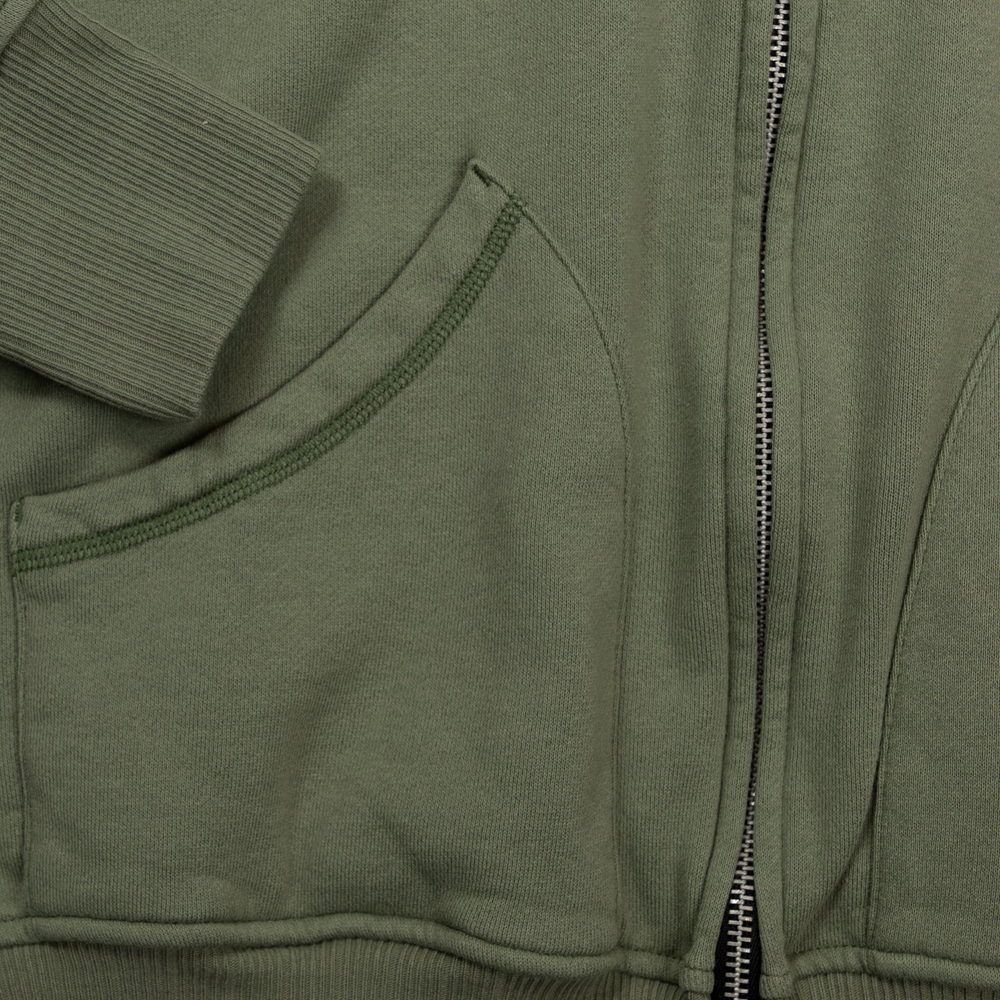 Full Zip Campus - Army Fade - Wallace Mercantile Shop