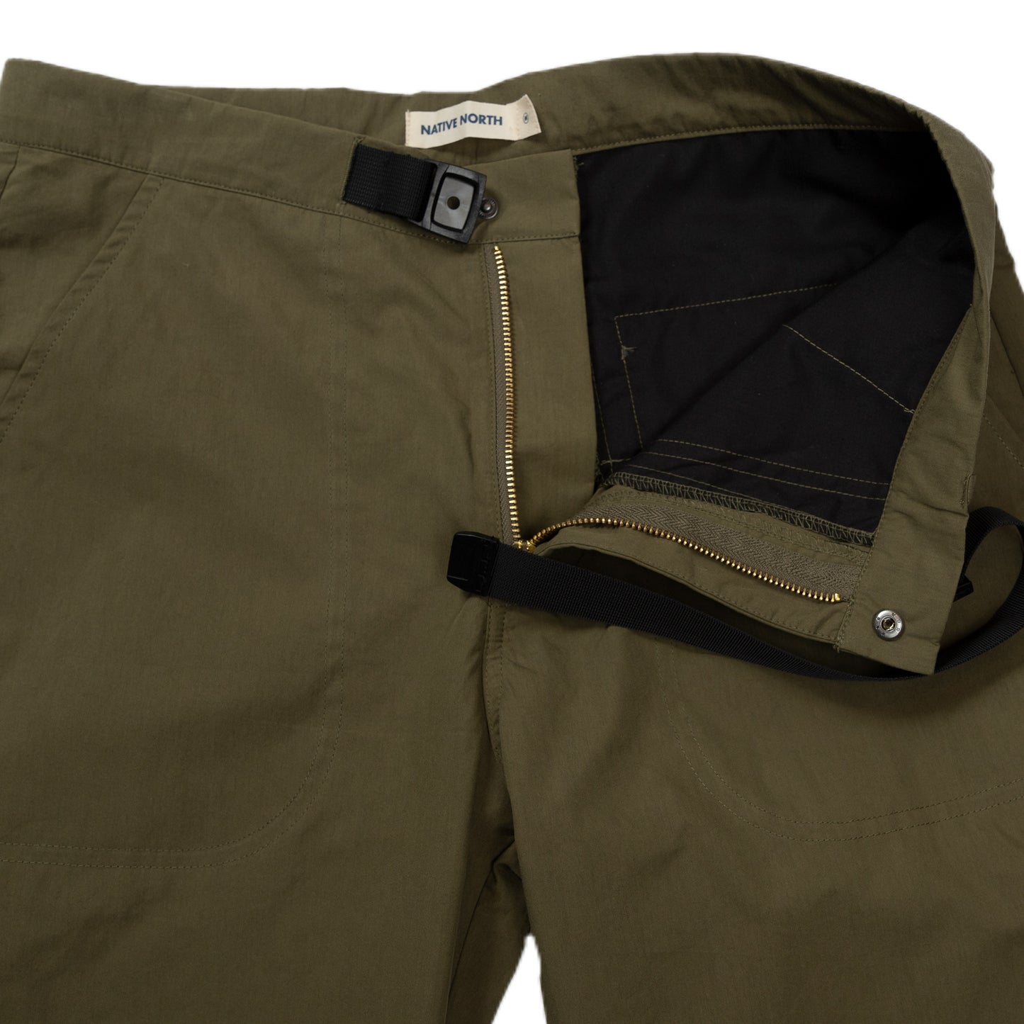 native north toro paper pant green bottoms detail