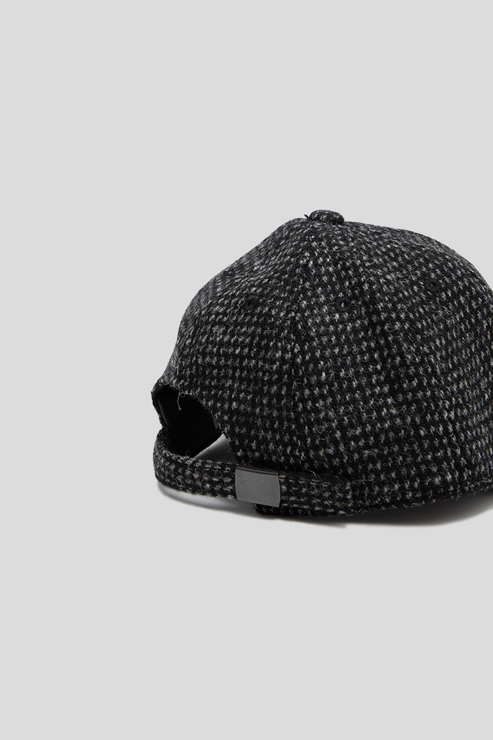 Poten Tweed Cap in Grey Dot