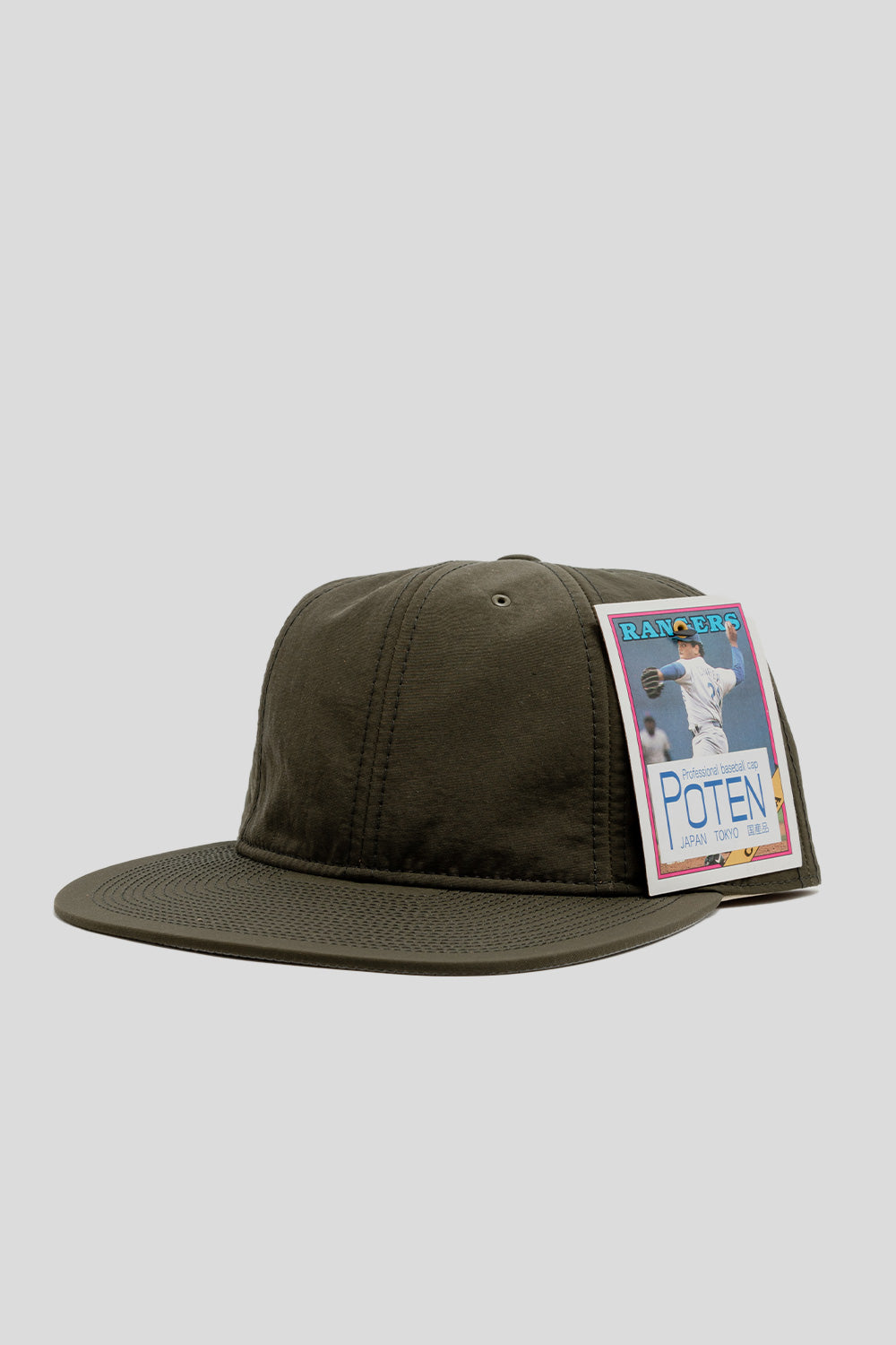 Poten Nylon Cap in Olive