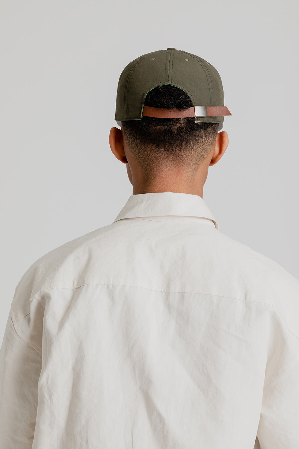 Poten Nylon Cap in Olive