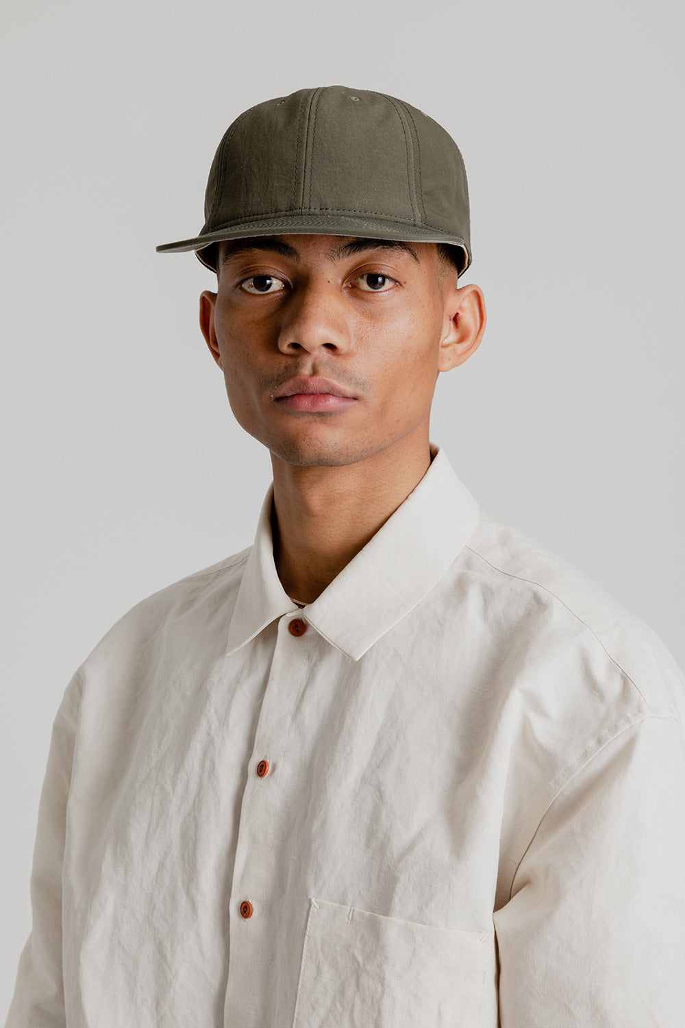 Poten Nylon Cap in Olive