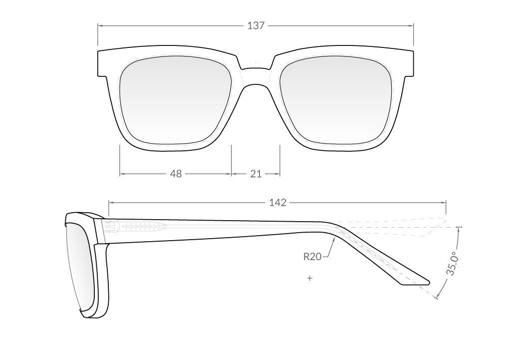 Lowercaser NYC Rebel Rebel Sunglasses Champagne