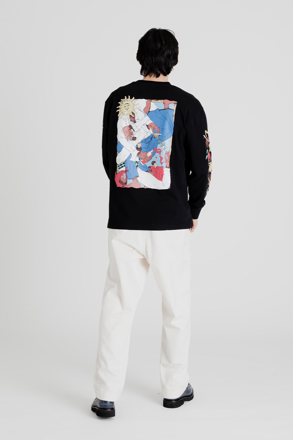 Reception S.C. LS Tee Montalbino in Black