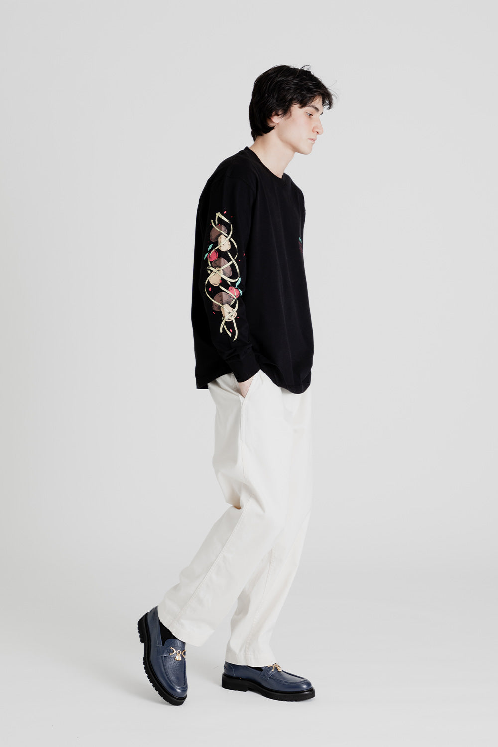 Reception S.C. LS Tee Montalbino in Black