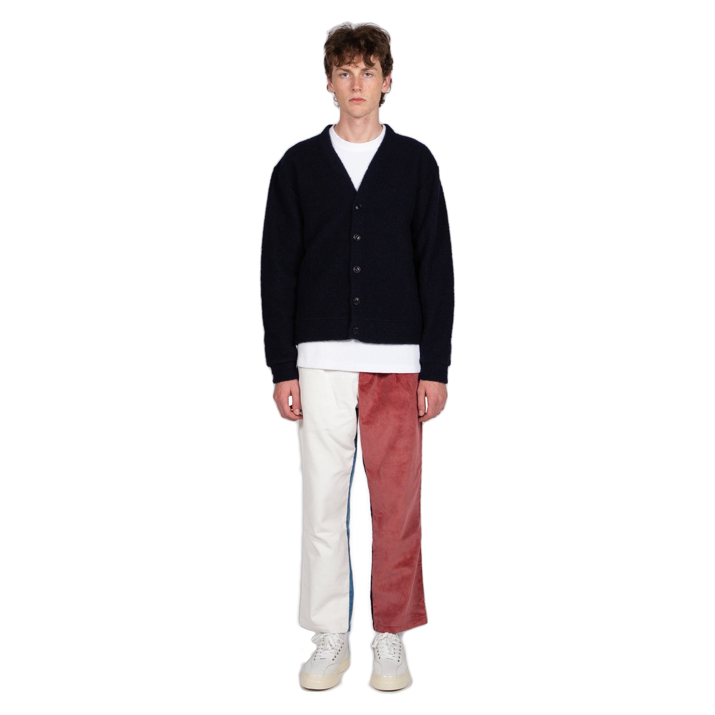 Reception SC Wool Mix Cardigan Navy