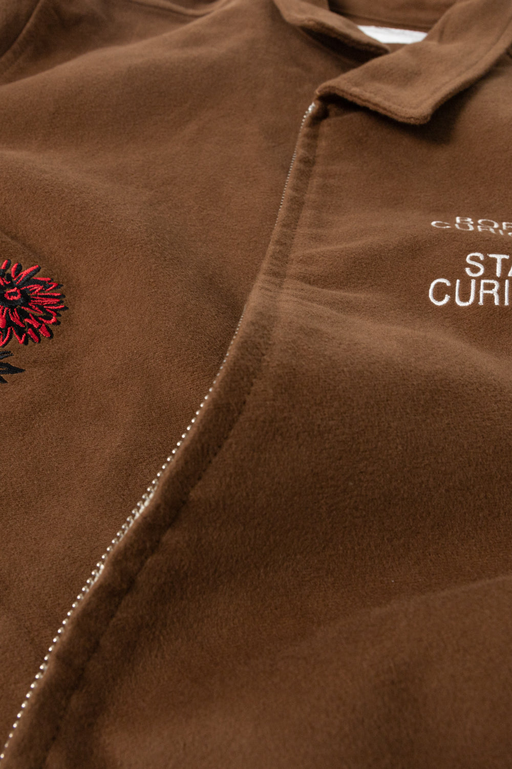 reception club jacket in tan