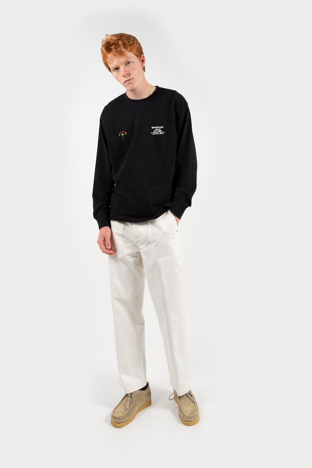 reception fatigue pant in ecru
