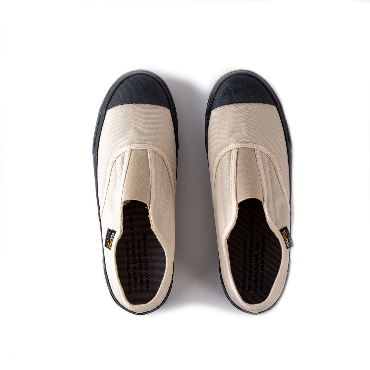 Italian Military Trainer - Natural/Black Sole - Wallace Mercantile Shop