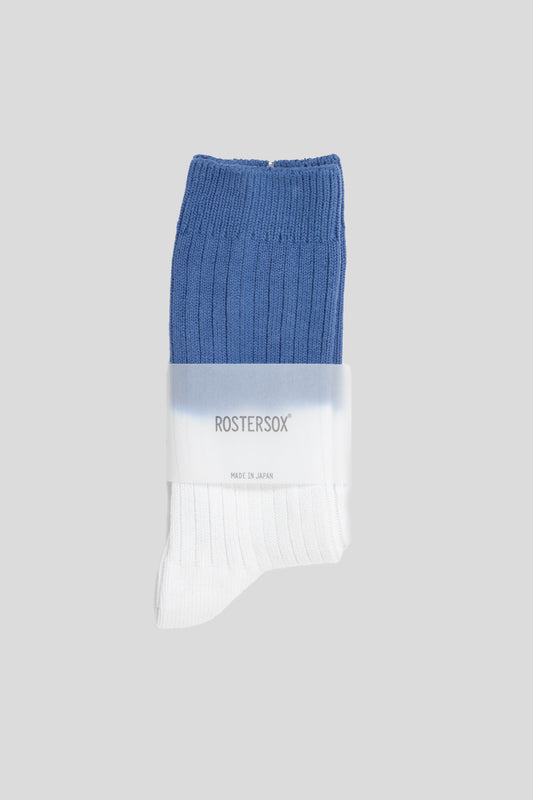 Rostersox HRD Rib Socks in Blue