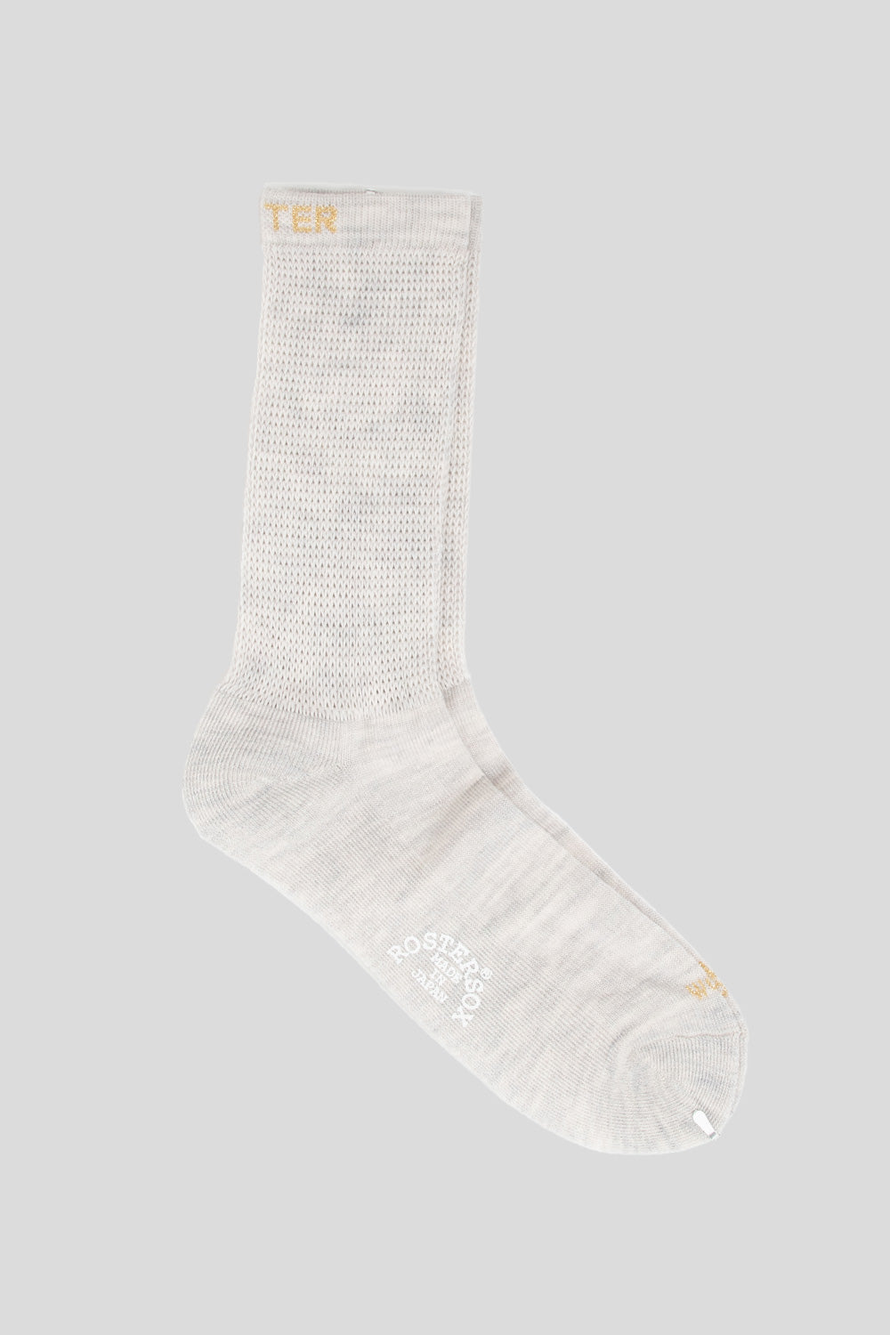 Rostersox Merino Wool Pile Socks in White
