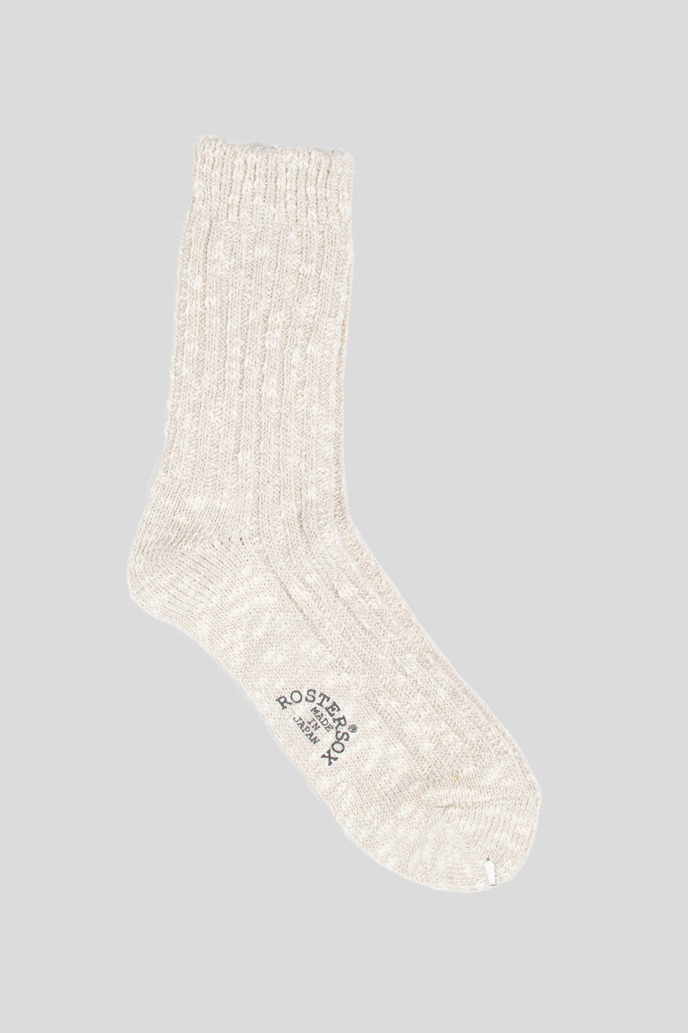 Rostersox P Slub Socks in White