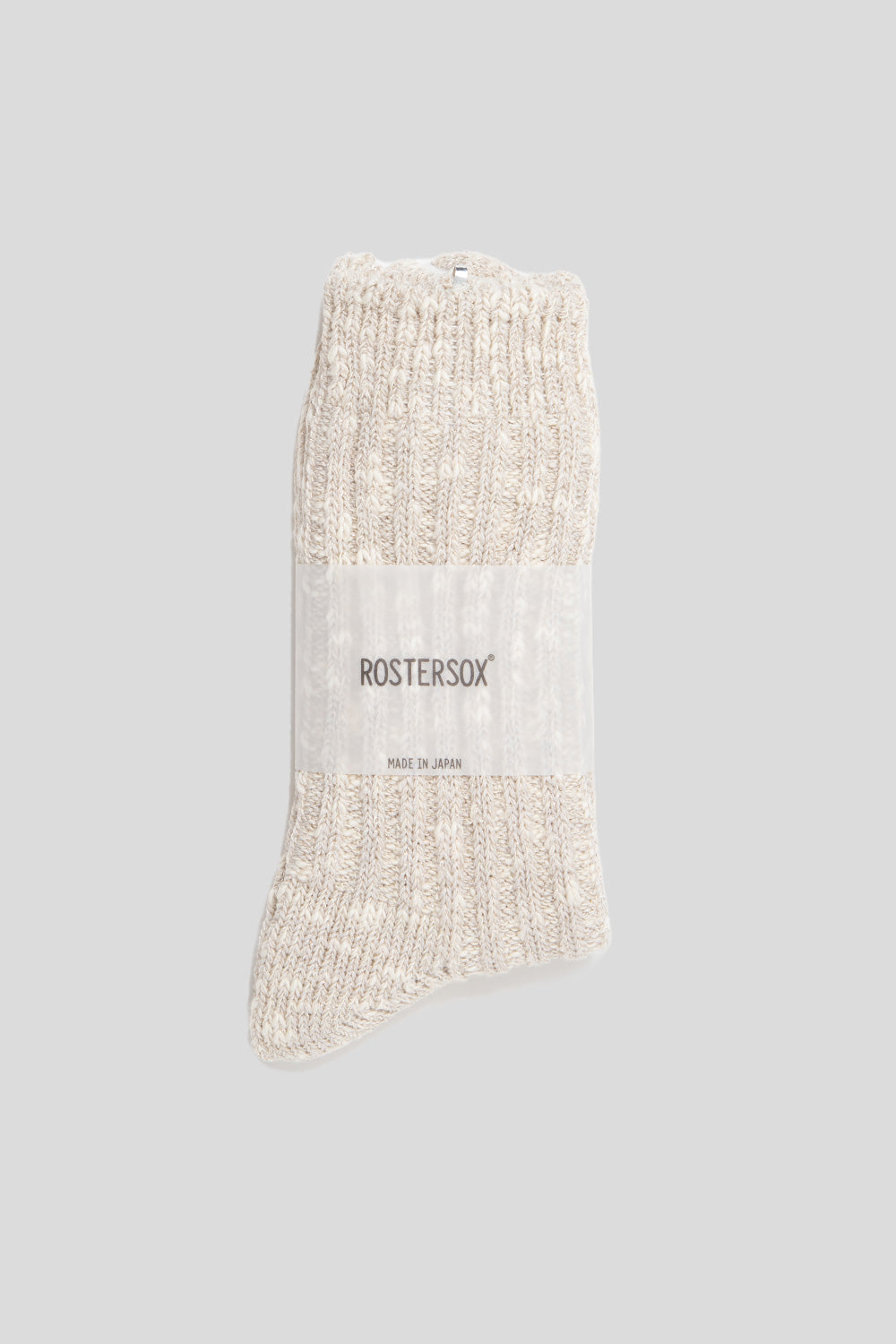 Rostersox P Slub Socks in White