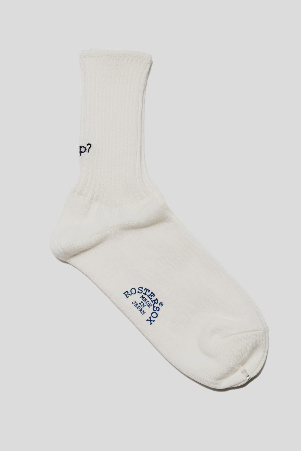 Rostersox What's Up Socks in White