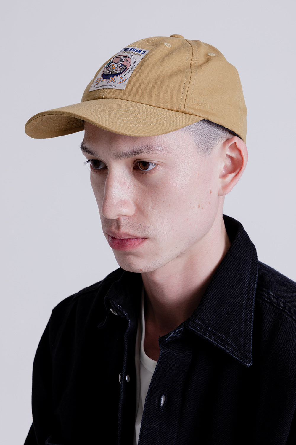 Schnayderman's Linen Ramen Cap in Chartreuse