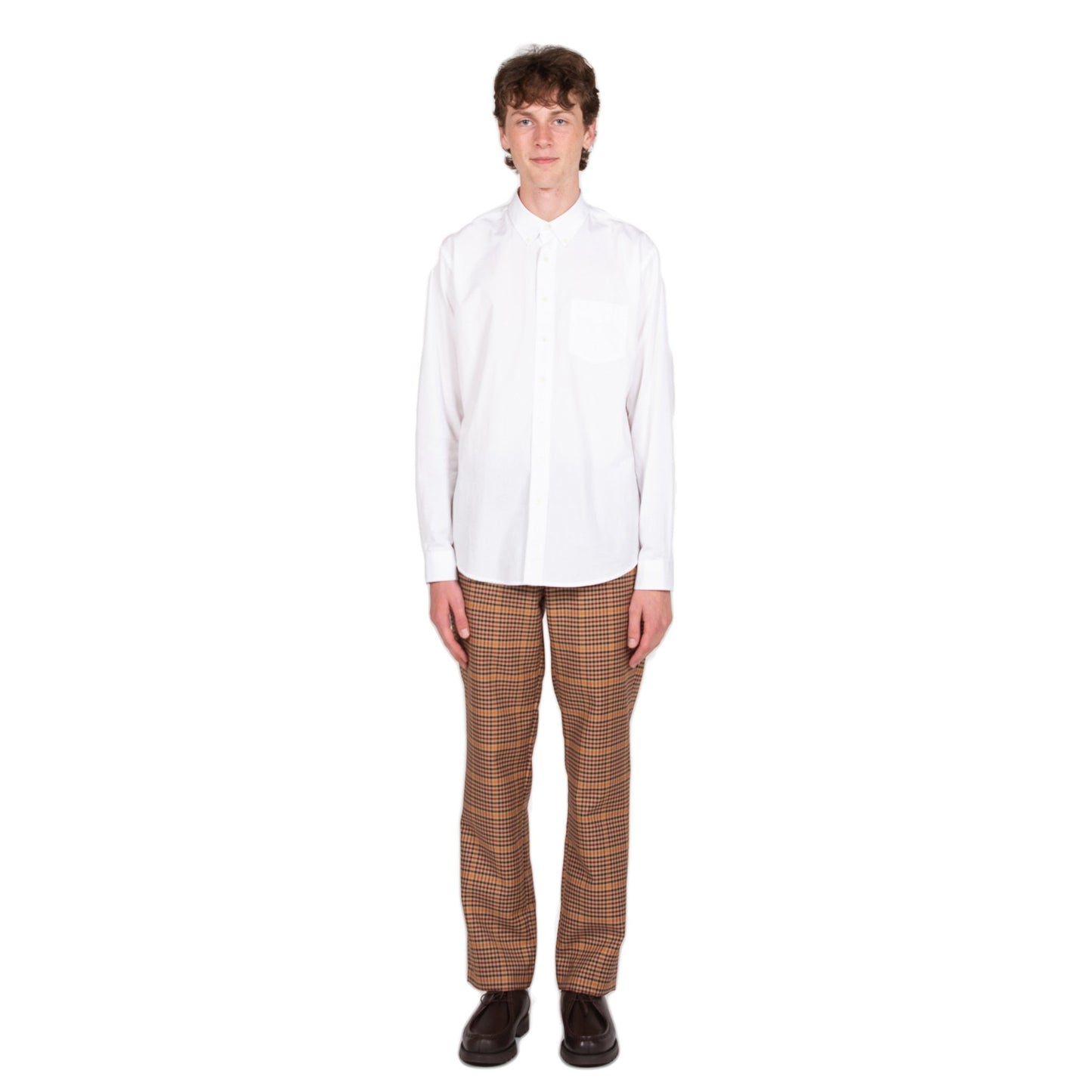 schnaydermans Shirt Poplin One White button up