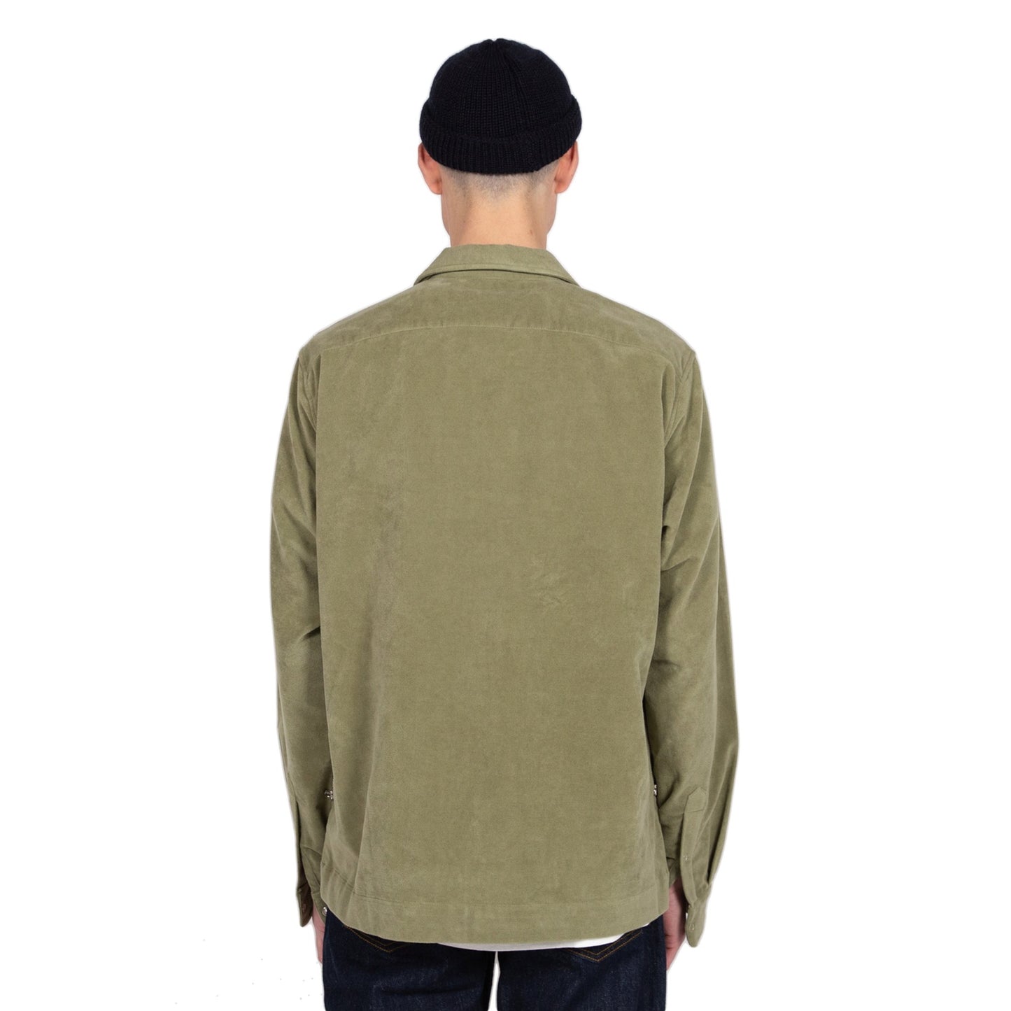 Schnaydermans Zipshirt Moleskin Zipper Olive