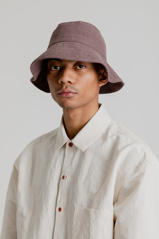 S.K. Manor Hill Bucket Hat in Brown