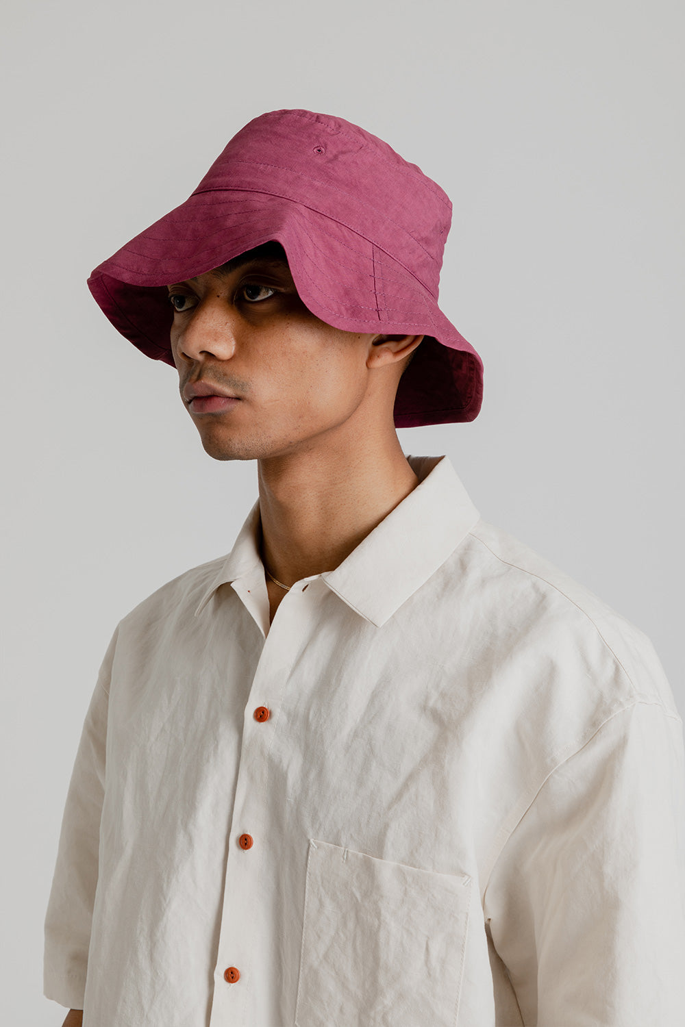 S.K. Manor Hill Bucket Hat in Magenta