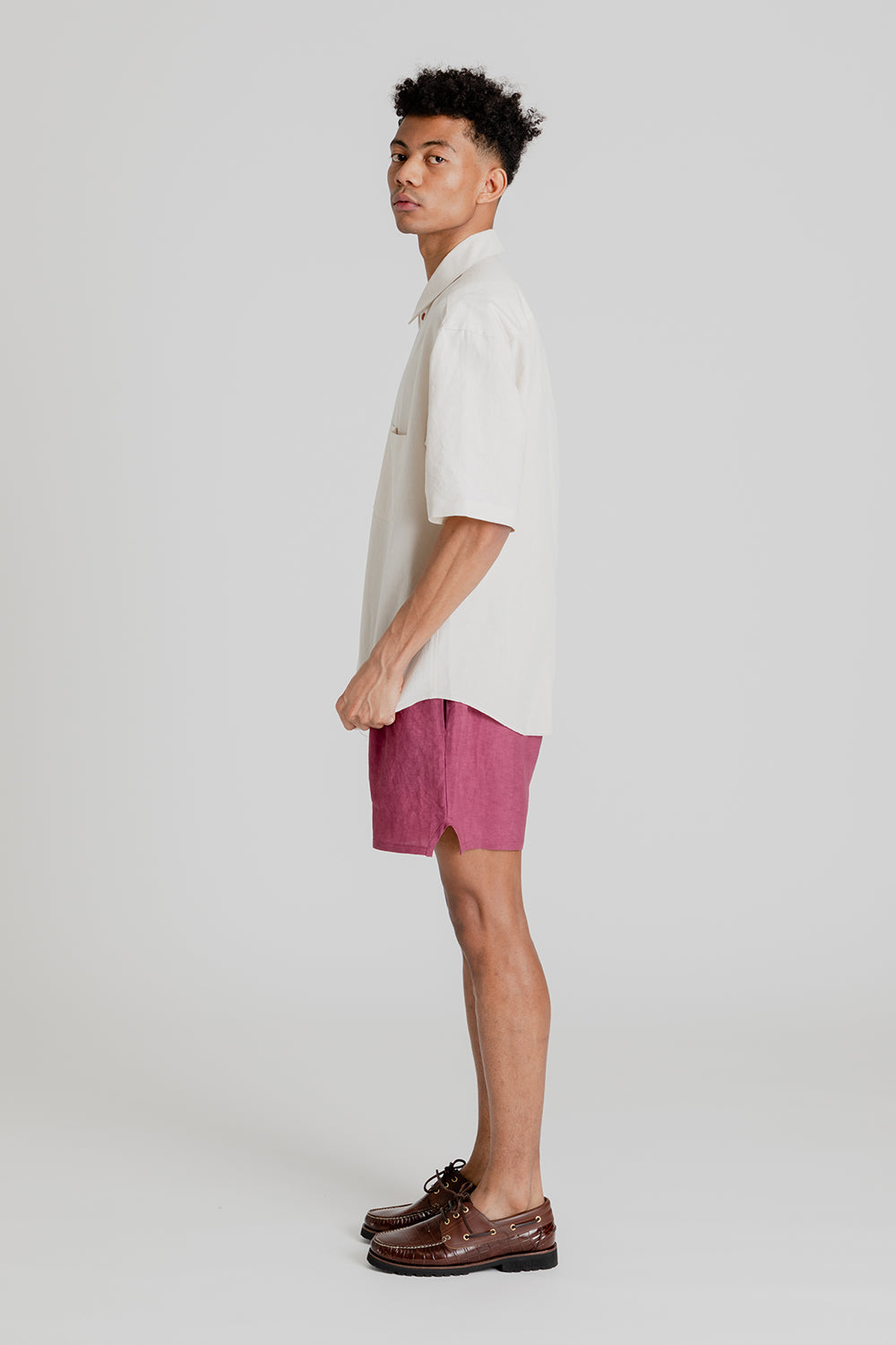 S.K. Manor Hill Sage Shirt in Bone