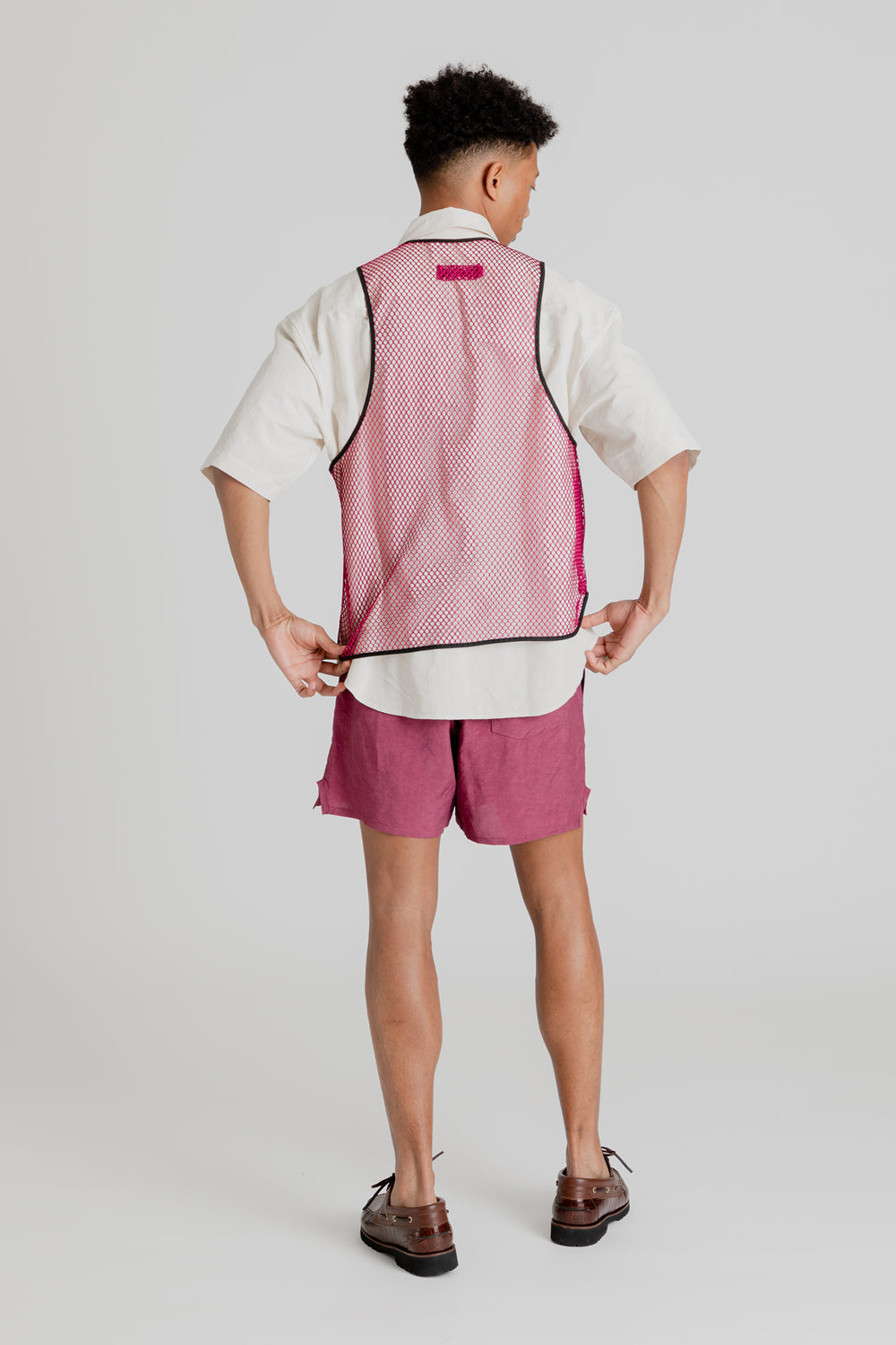 S.K. Manor Hill Snare Vest in Magenta