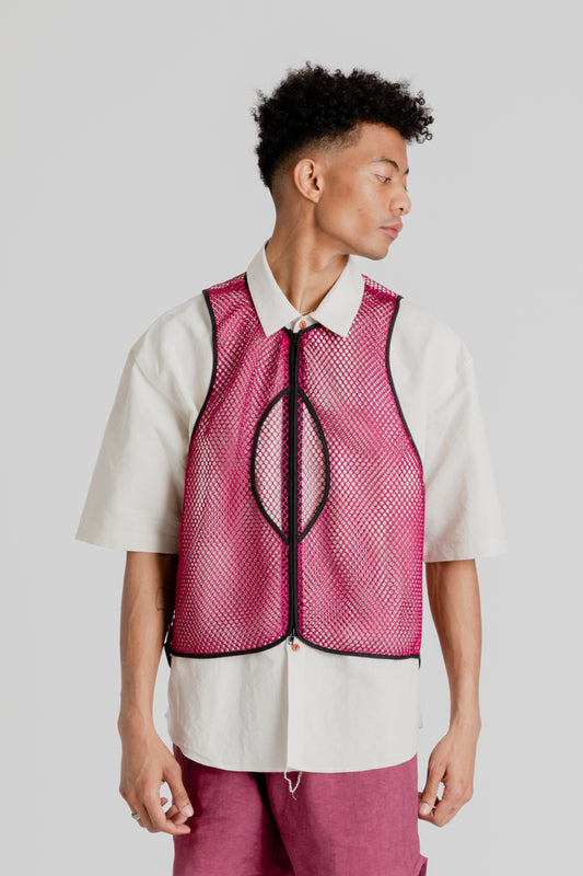 S.K. Manor Hill Snare Vest in Magenta