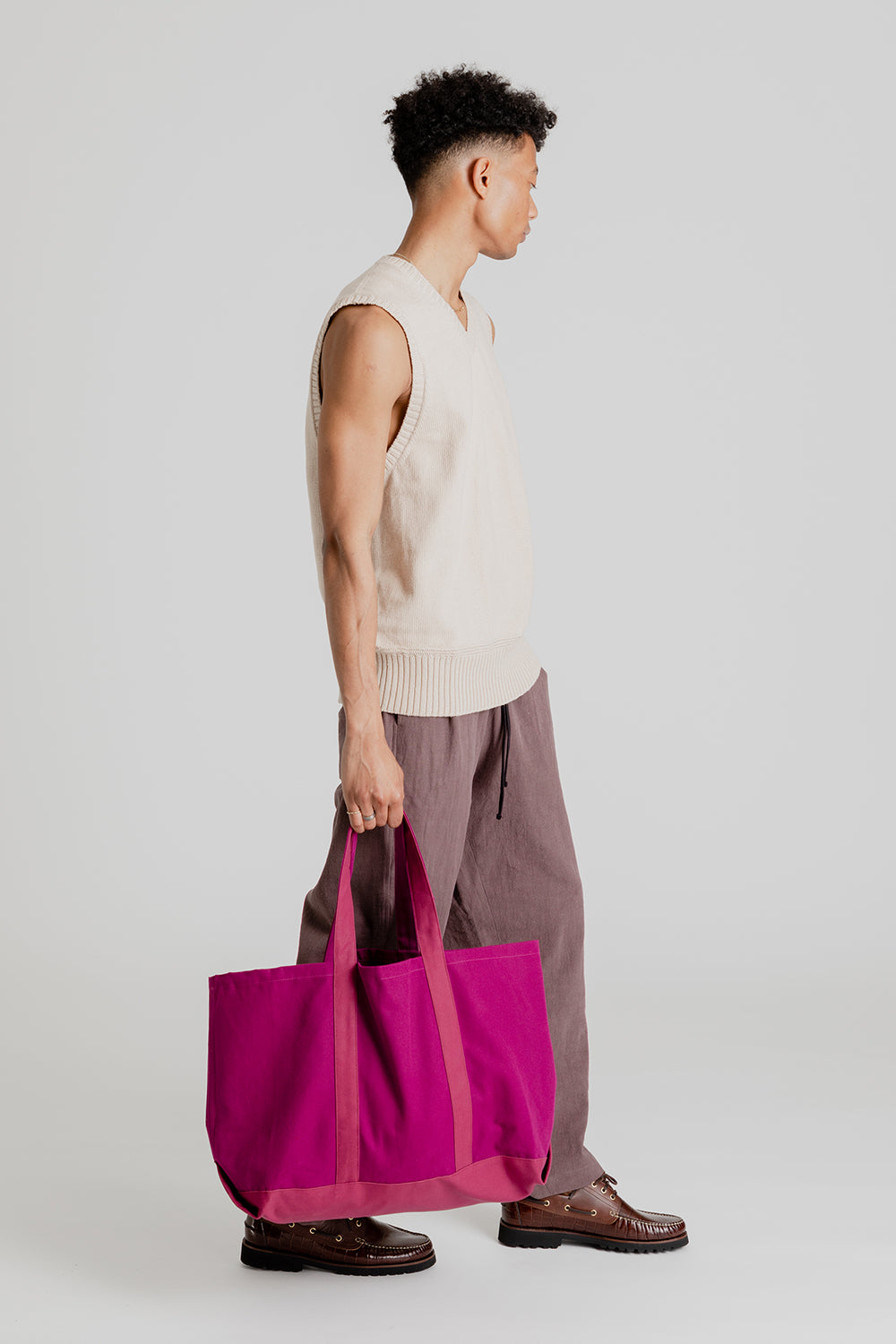 S.K. Manor Hill Tote Bag in Magenta