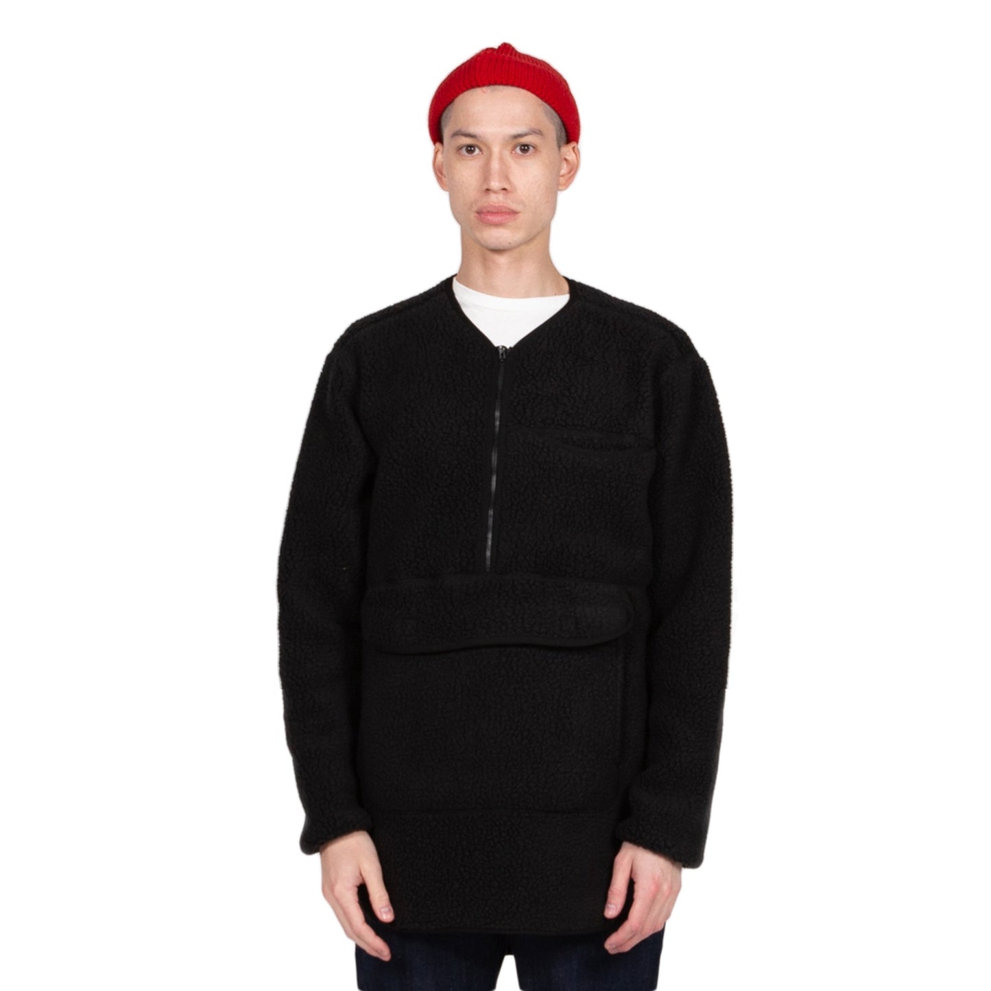 Snow Peak Classic Fleece Pullover in Black